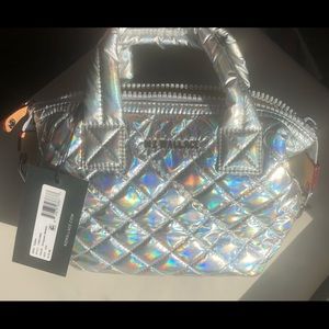 NWT MZ Wallace Micro Sutton - Hologram Metallic